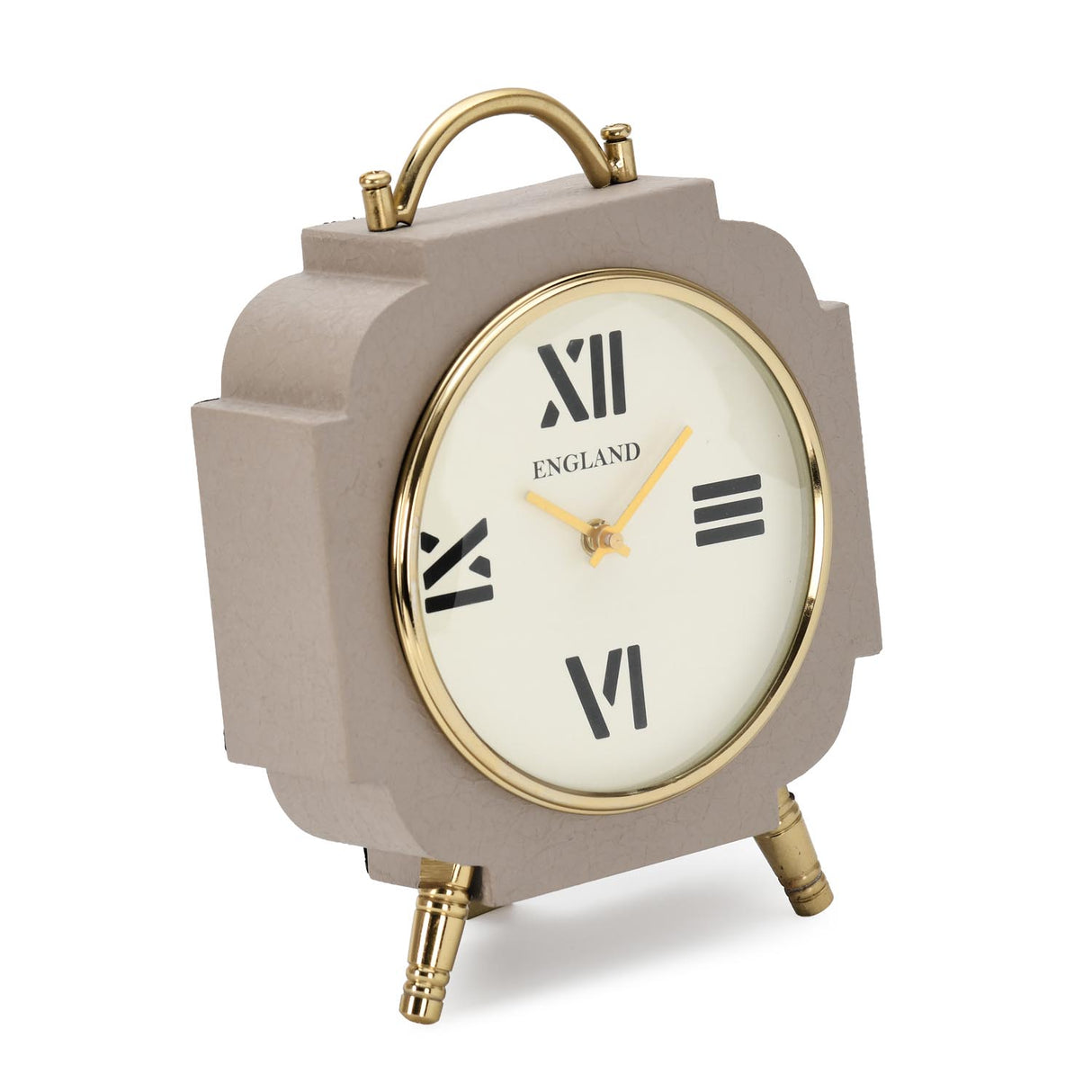 Classic Moroccan Table Clock- Taupe
