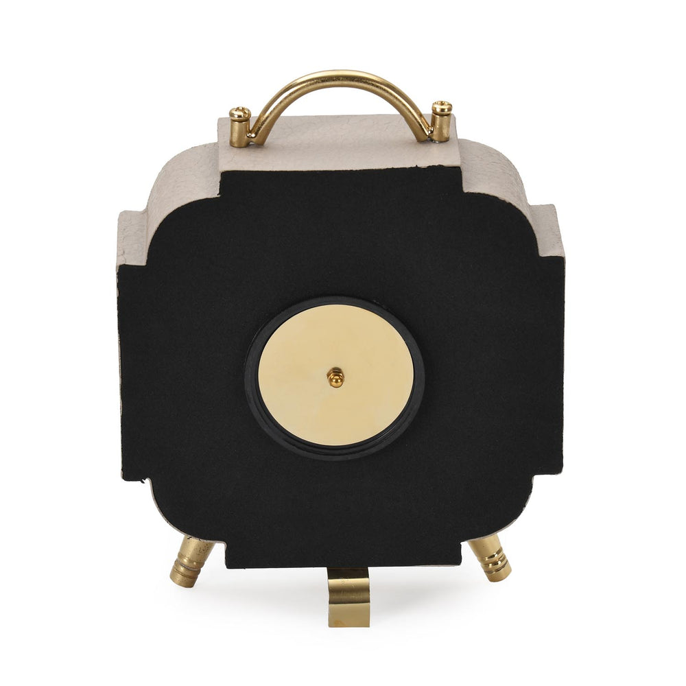 Classic Moroccan Table Clock- Taupe