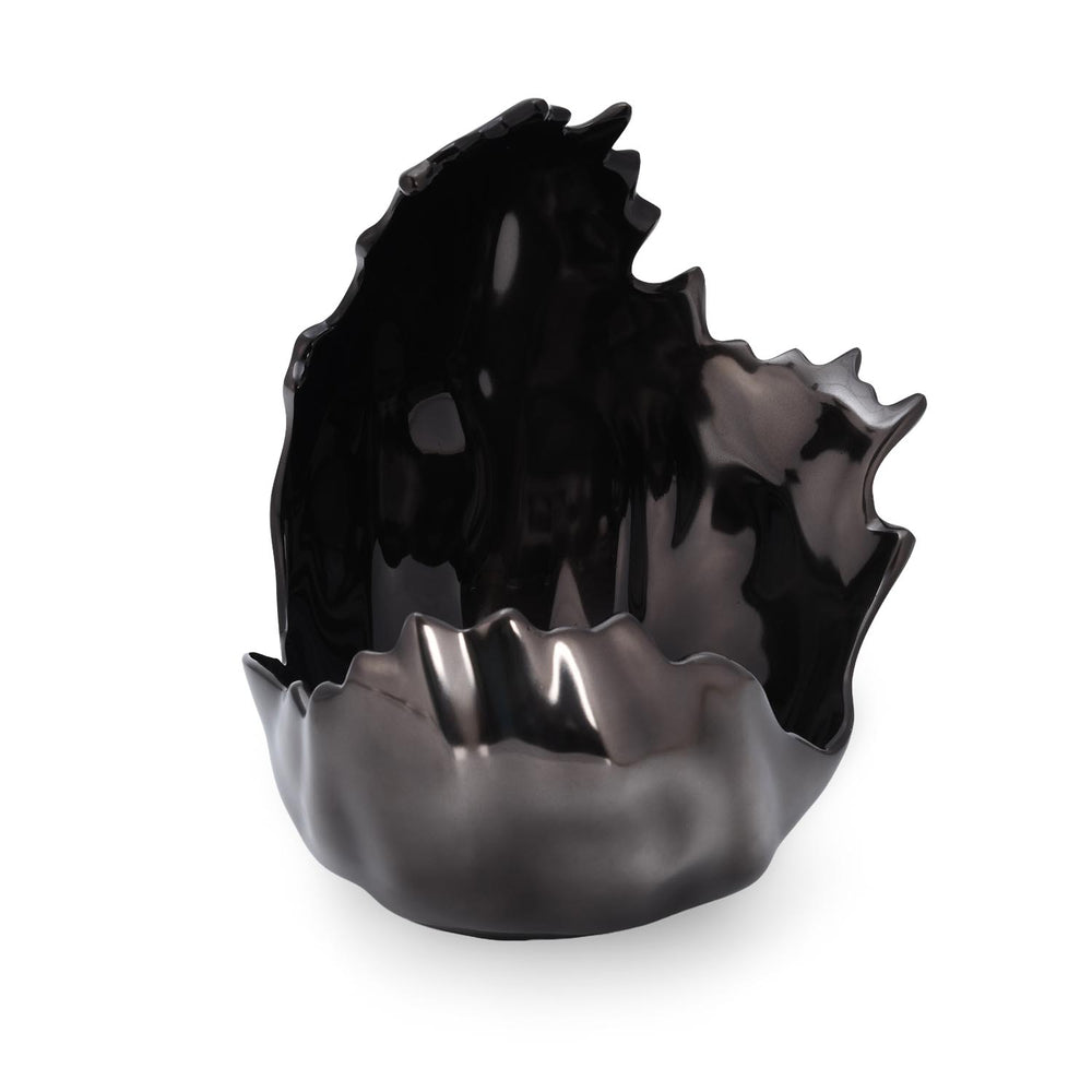Hamatite Wave Aluminum Bowl- Grey
