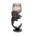 Tidal Splash Large Candle Holder- Grey