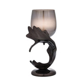 Tidal Splash Small Candle Holder- Grey
