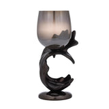 Tidal Splash Small Candle Holder- Grey