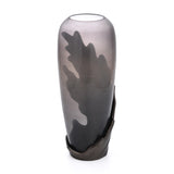 Decorative Hamatite Wave Vase- Grey