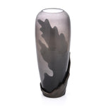 Decorative Hamatite Wave Vase- Grey