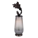 Decorative Hamatite Twig Large Vase- Grey