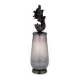 Decorative Hamatite Twig Large Vase- Grey