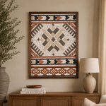 Meadow Patterned Embroidered Wall Art- Multicolor