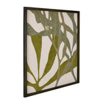 Garden Texture Embroidered Wall Art- Green