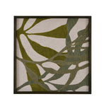 Garden Texture Embroidered Wall Art- Green