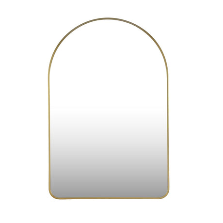 Soft Arch Wall Mirror- Gold