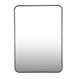 Organic Edge Wall Mirror- Brown