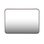 Organic Edge Wall Mirror- Brown