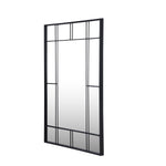 Minimal Grid Wall Mirror- Black