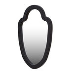 Decorative Shield Wall Mirror- Black