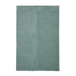 Jacquard Waves Polyester Single Blanket- Green