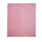 Jacquard Geometric Polyester Double Blanket- Pink