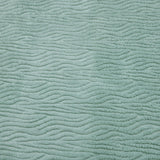 Jacquard Waves Polyester Double Blanket- Green