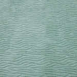 Jacquard Waves Polyester Double Blanket- Green