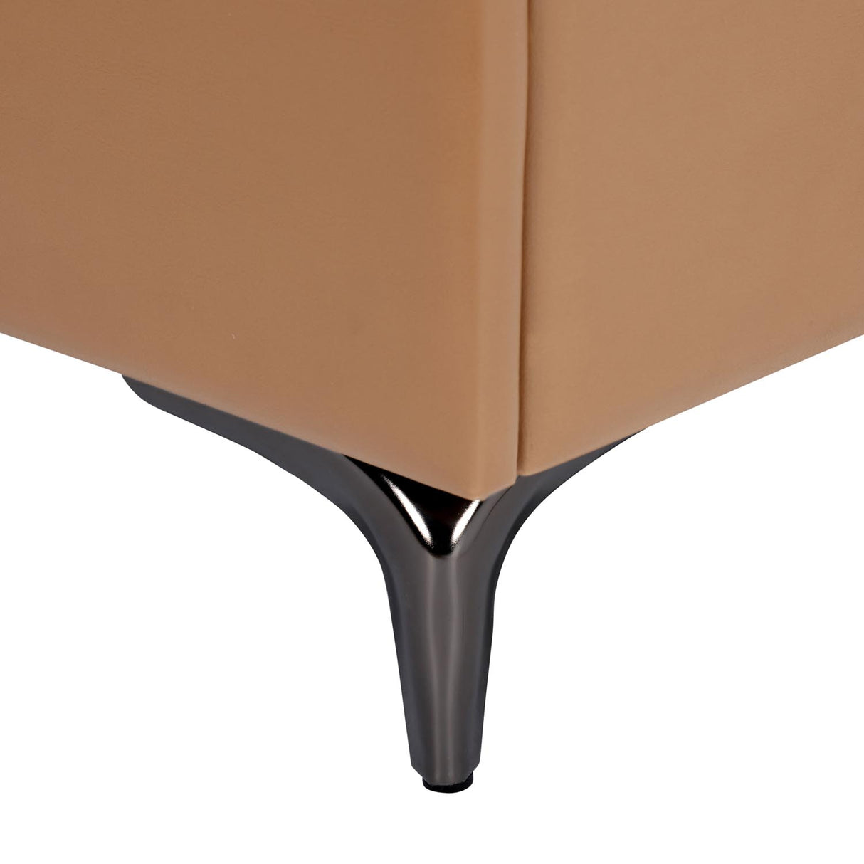 Lynn Upholstered Night Stand- Tan