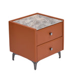 Lynn Upholstered Night Stand- Clay