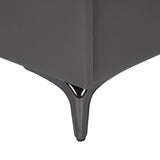 Lynn Upholstered Night Stand- Grey