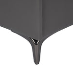 Lynn Upholstered Night Stand- Grey