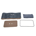Decorative Bamboo and Polyester Organiser Cover- Grey