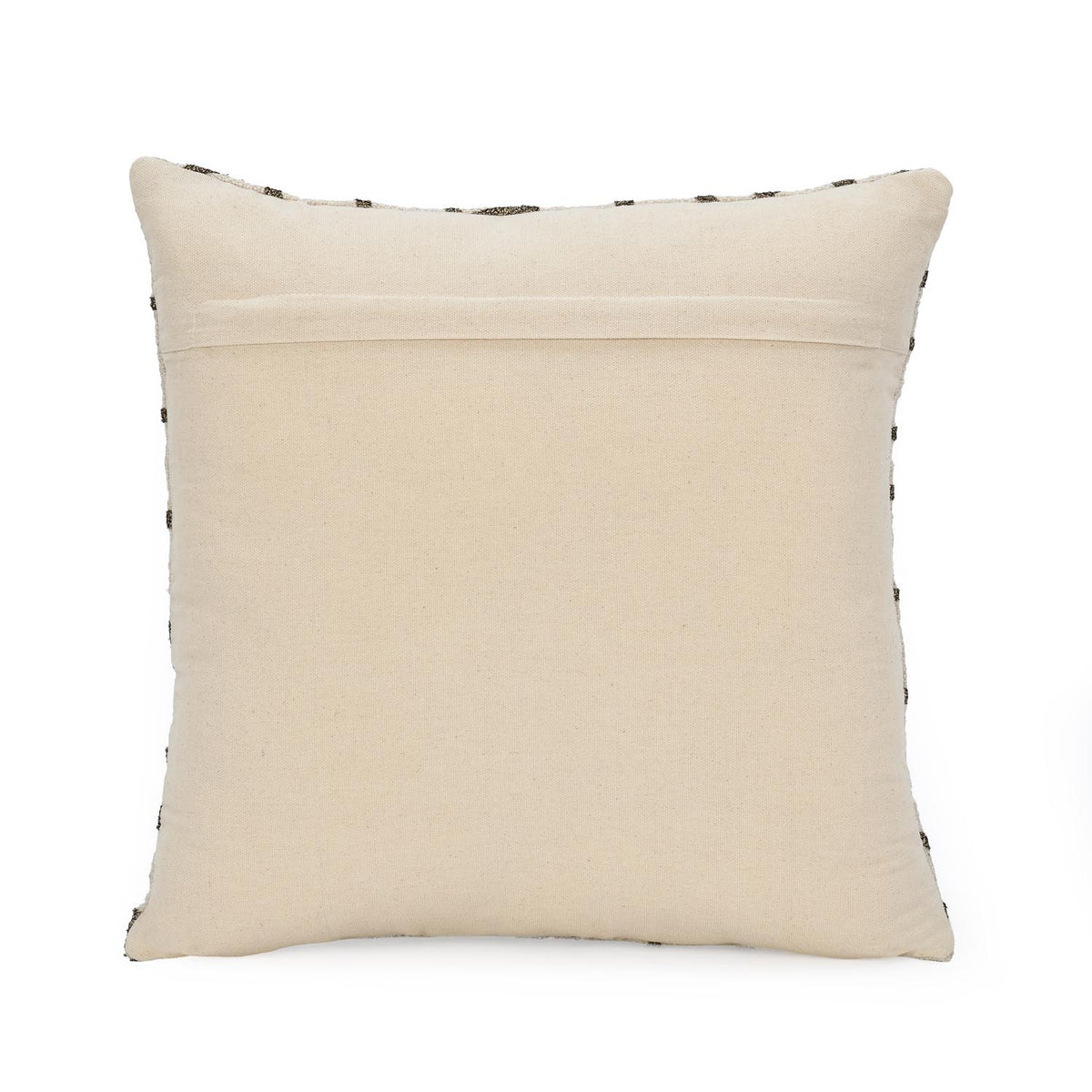 Animal Print Cotton 16" x 16" Cushion Cover - Beige