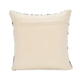 Abstract Design Cotton 16" x 16" Cushion Cover- Beige