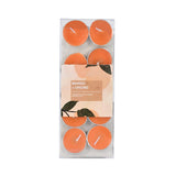 Mango Orchid Tealight Candle Set of 20- Orange