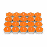Mango Orchid Tealight Candle Set of 20- Orange