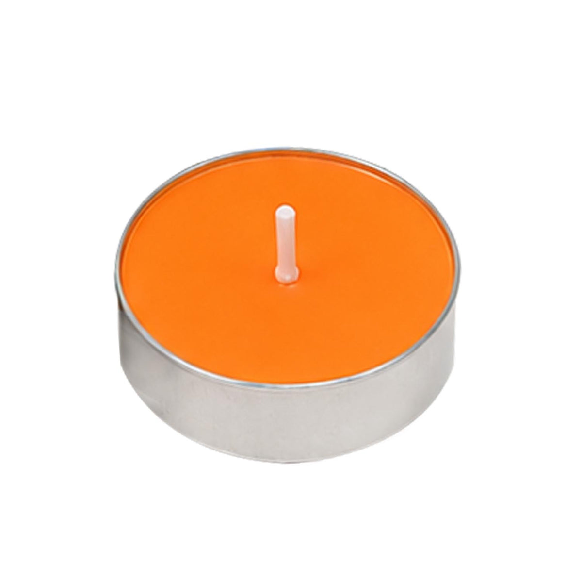 Mango Orchid Tealight Candle Set of 20- Orange