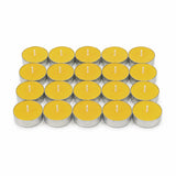 Lemon Yuzu Tealight Candle Set of 20- Yellow