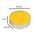 Lemon Yuzu Tealight Candle Set of 20- Yellow
