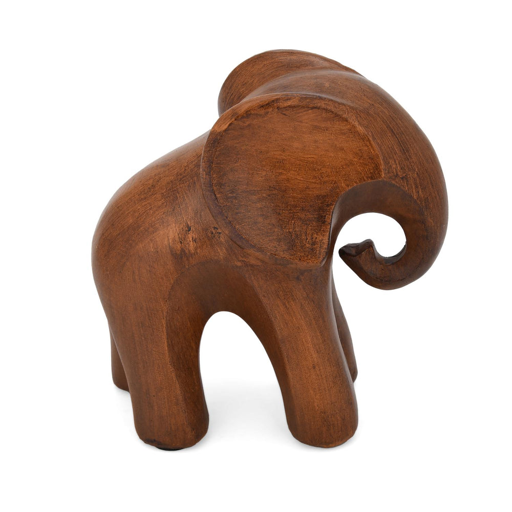 Baby Elephant Polyresin Showpiece- Brown