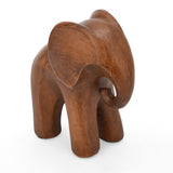 Baby Elephant Polyresin Showpiece- Brown