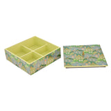 Multipurpose Square Dryfruit Box With Lid- Green