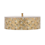 Multipurpose Round Dryfruit Box- Brown