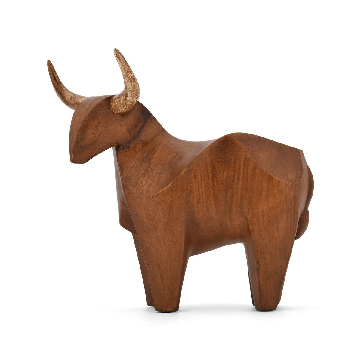 Decorative OX Polyresin Showpiece- Brown