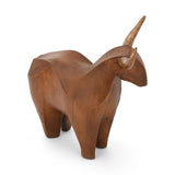 Decorative OX Polyresin Showpiece- Brown