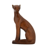 Leopard Sitting Polyresin Showpiece- Brown