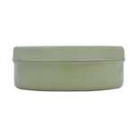 Round Iron Masala Box With 7 Bowls and Lid- Sage Green