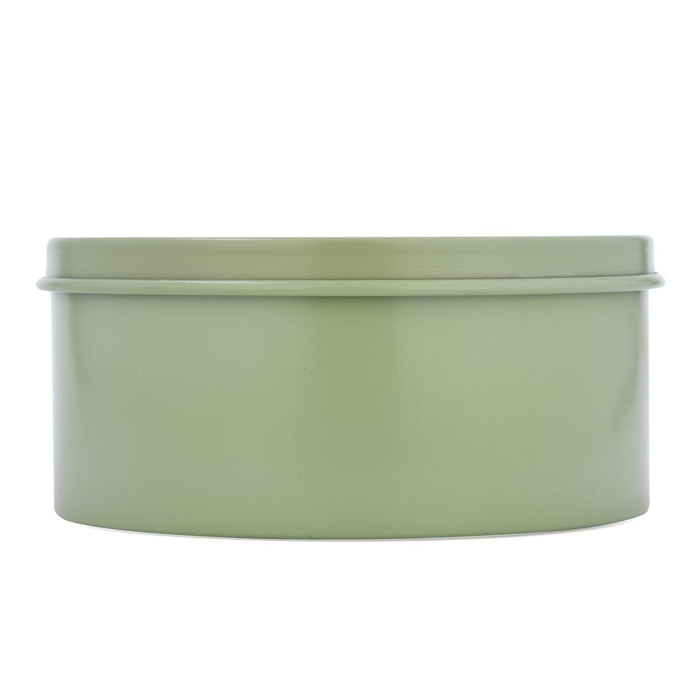 Sweet Treats Cookie Tin Cannister- Sage Green