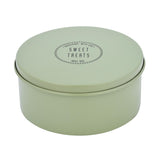 Sweet Treats Cookie Tin Cannister- Sage Green