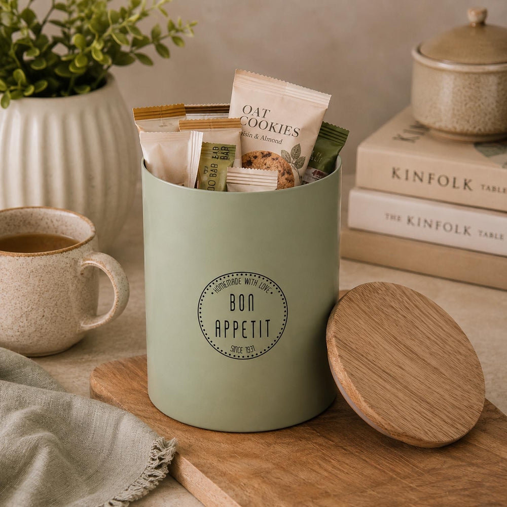 Bon Appetit Food Storage Cannister- Sage Green