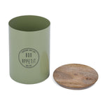 Bon Appetit Food Storage Cannister- Sage Green