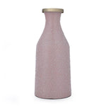 La Rosa Decorative Mosaic Cylindrical Small Vase- Pink & Gold