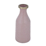 La Rosa Decorative Mosaic Cylindrical Small Vase- Pink & Gold