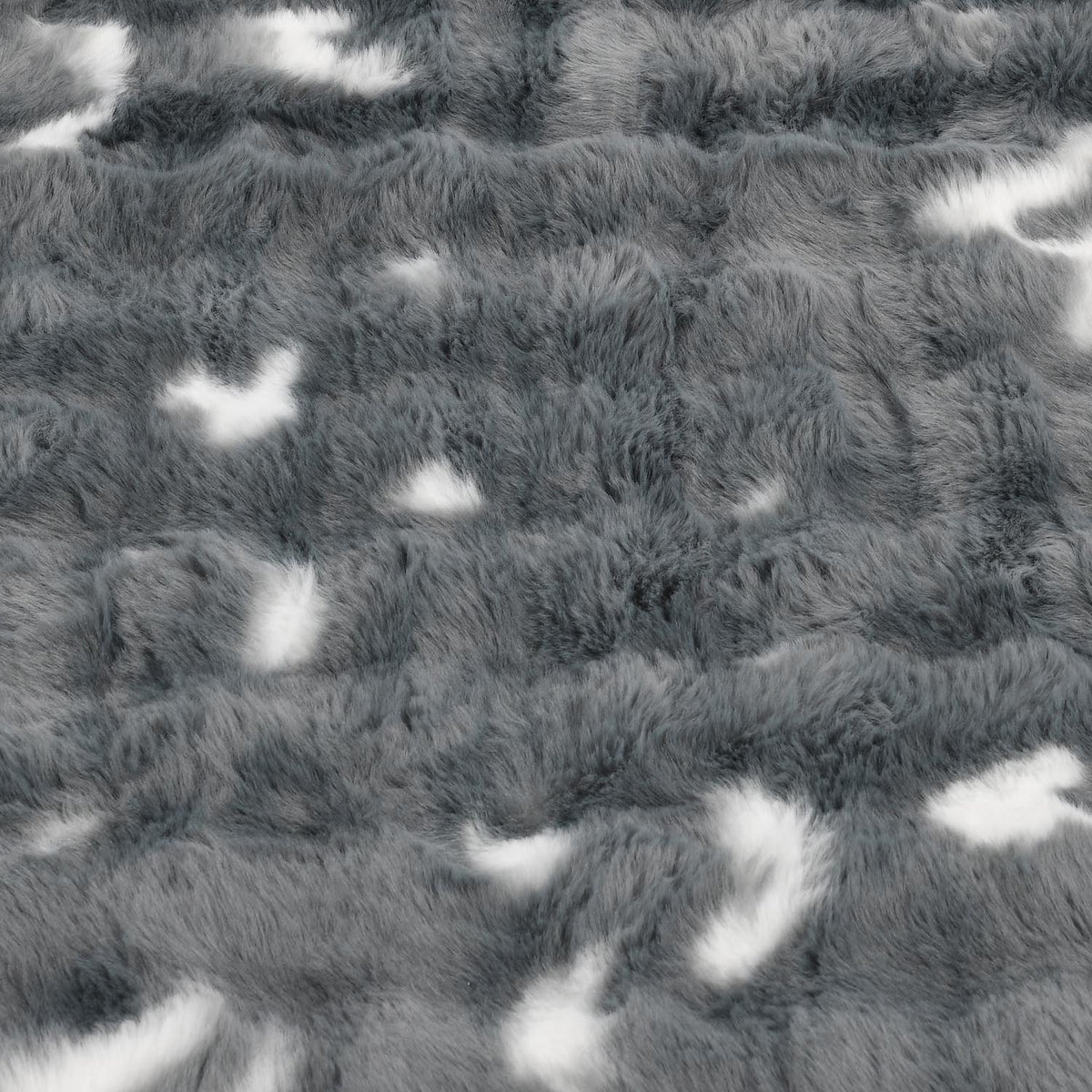 Soft Fur Polyester Single Blanket- Grey