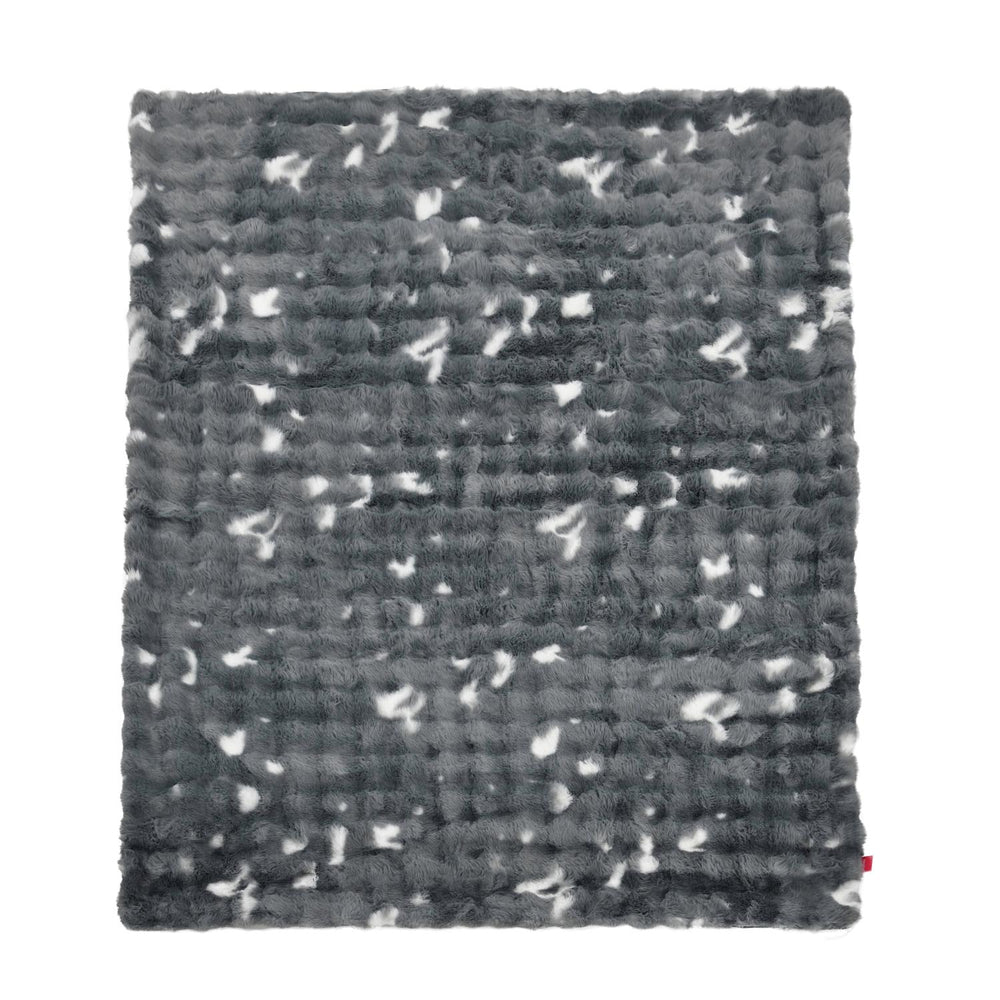 Soft Fur Polyester Single Blanket- Grey
